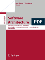 Software Architecture - 10th European Conference Proceedings