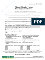 Agriculture Education Form