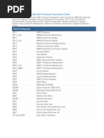 List of Important/ Useful SAP Technical Transaction Codes: ABAP Development