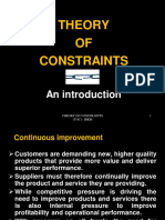 Theory of Constraints (TOC) - 1