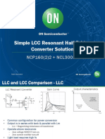 Simple LCC Resonant Half Bridge Converter Solution: NCP160 (2) 2 + NCL30059