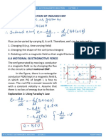 Methods of Production of Induced Emf: Explanation 1: Using Faraday's Law