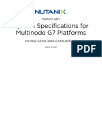 System Specifications For Multinode G7 Platforms: Platform ANY