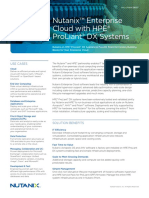 Nutanix™ Enterprise Cloud With Hpe® Proliant® DX Systems: Use Cases
