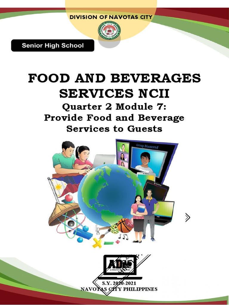 Food and Beverages Services Ncii PDF Tableware Restaurants