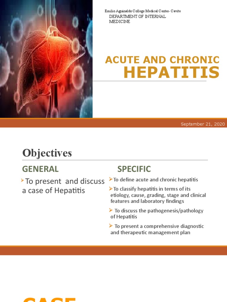 Acute and Chronic Hepatitis | PDF | Symptom | Hepatitis
