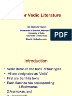 Later Vedic Literature: DR - Shashi Tiwari