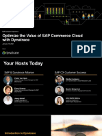 Optimize The Value of SAP Commerce Cloud With Dynatrace