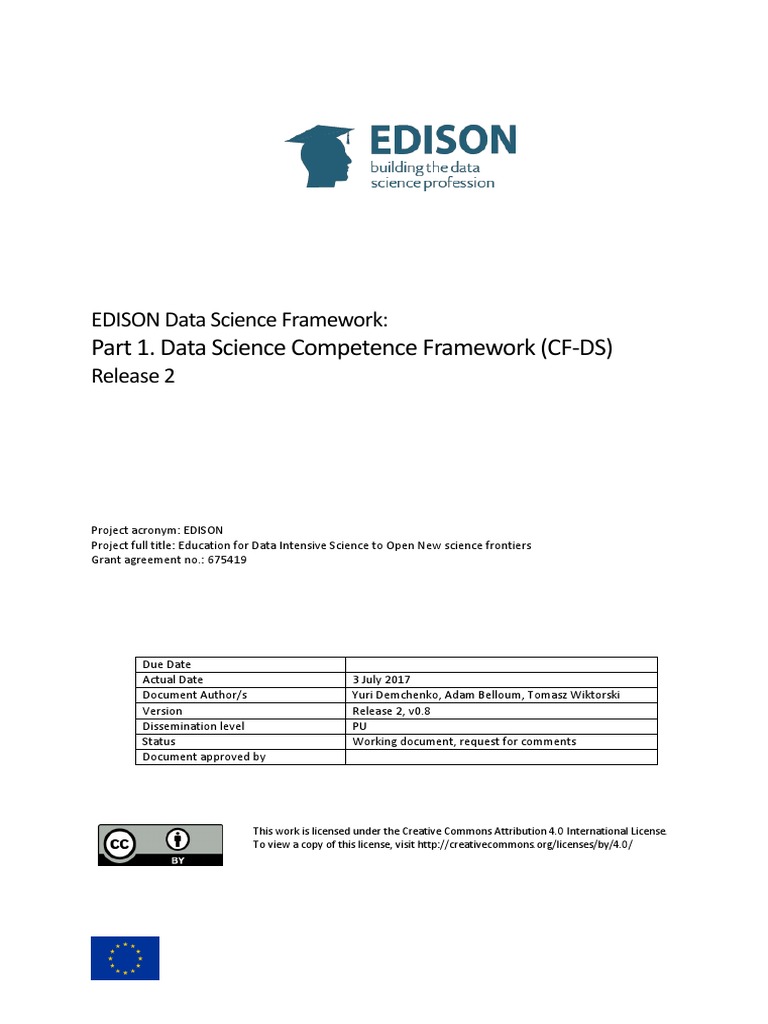 Data Science Competence Framework Overview | PDF | Data Science ...