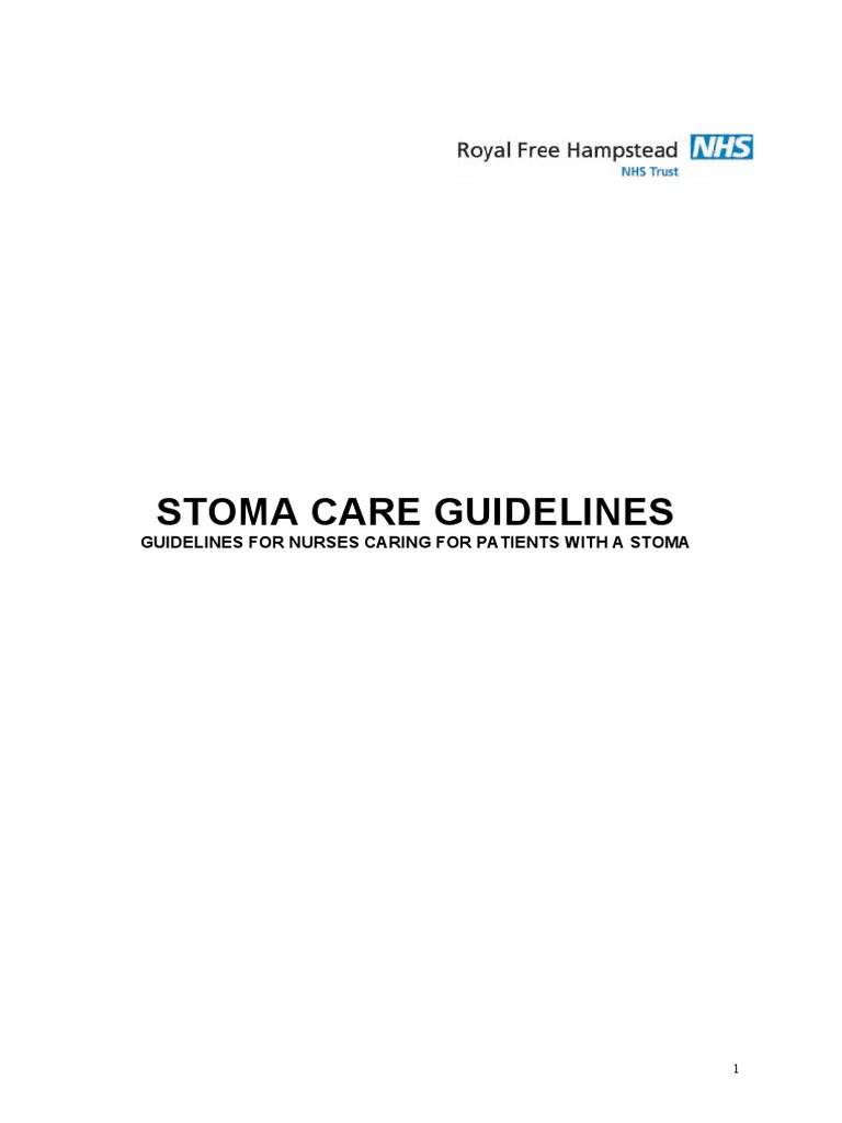 965 Stoma Care Guidelines 2009 PDF Gastroenterology Clinical