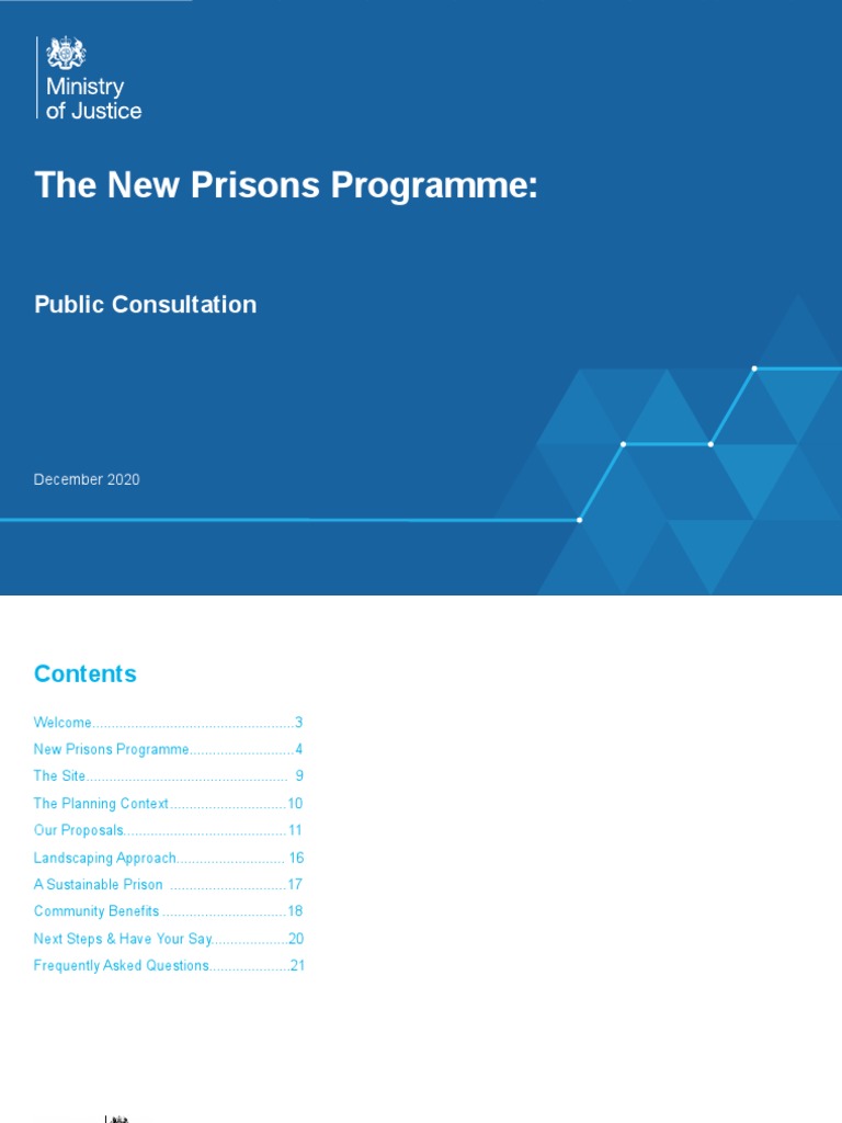 New Prison Programme Buckinghamshire PDF Prison Sustainability