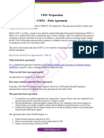 UPSC Preparation COP21 - Paris Agreement
