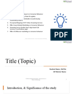 Topics: DC 2021-Marketing Specialization - Literature Review & Research Methodology