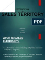 Division of Sales Territory