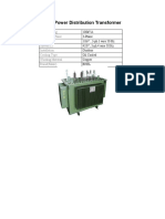 100kVA 3-Phase Power Distribution Transformer