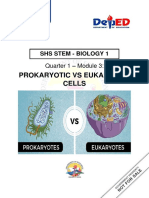 Prokaryotic Vs Eukaryotic Cells: Shs Stem - Biology 1