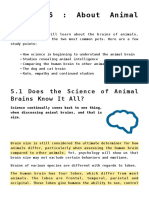 Module 5: About Animal Brains: 5.1 Does The Science of Animal Brains Know It All?