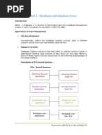 Chapter 1 - Databases and Database Users: Prepared For II/IV B.Tech CSE of RVRJCCE