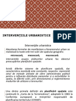 Tema 5. Interventiile urbanistice