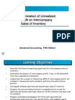 Elimination of Unrealized Profit On Intercompany Sales of Inventory