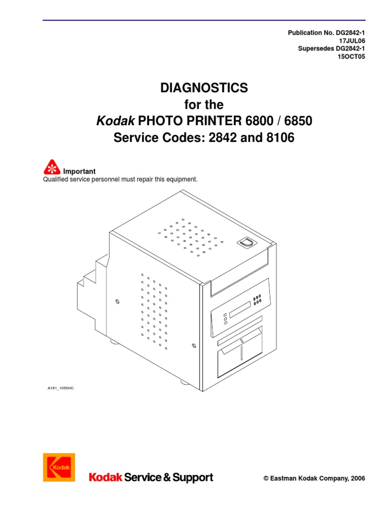 Diagnostic Printer 68XX | PDF | Printer (Computing) | Direct Current