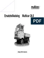 Каталог Multicar 26.5 МультикарM265