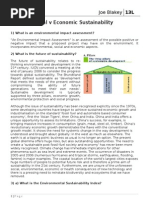 Download Environmental v Economic Sustainability by Joe Blakey SN51656124 doc pdf