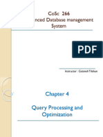 Query Processing and Optimization