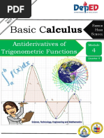 Basic Calculus: 4 Antiderivatives of Trigonometric Functions