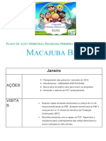 Plano de Ação Semestral Programa Primeira Infância No SUAS