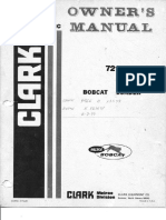 Bobcat 721 Owner's Manual