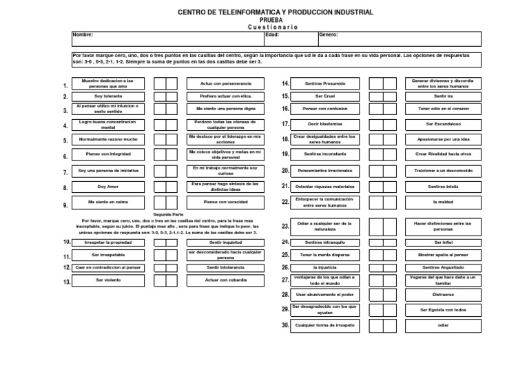 Prueba Ctpi 2021 | PDF | Violencia