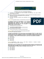 Contabilidade Comercial e Financeira - Atividades Aula 01