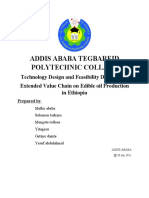 Final Value Chain of Edible Oil