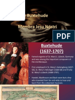 Buxtehude Membra Jesu Nostri