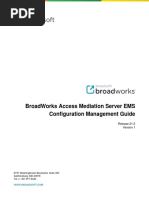 Broadworks Access Mediation Server Ems Configuration Management Guide