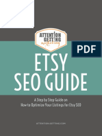 Etsy Seo Guide: A Step by Step Guide On How To Optimize Your Listings For Etsy SEO