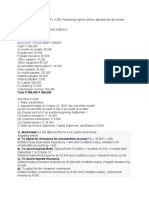 The Trial Balance of PEDRO JOSE Advertising Agency Before Adjustments Are Shown Below