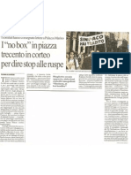 I Comitati hanno consegnato le lettere a Palazzo Marino. Trecento in corteo per dire stop alle ruspe. Repubblica 27 marzo 2011
