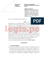 Condiciones para Variar El Título de Imputación de Autoría Mediata A Autoría Directa (R.N 1242-2018, Lima)