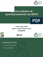 NR 10 - Oportunidades de Aperfeiçoamento Da NR10