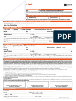 Application Form STP / SWP: Distributor Information