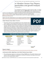 Market Survey On Vibration Sensor Key Players, Size, Trends, Opportunities and Growth Analysis - Facts and Trends