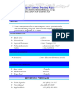 Datos Personales: Estudios Academicos