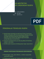 Tugas Komunikasi Arsitektur, Teknologi Ramah Lingkungan Ruspin Alfim Kurniawan Ardana Nim A0219048 B