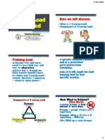 Traing Load and Its Components