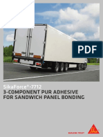 Sikaforce®-7712: 3-Component Pur Adhesive For Sandwich Panel Bonding