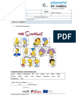 Módulo Nome Do Formando: Ficha de Trabalho 5