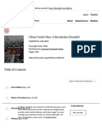 China Under Mao - A Revolution Derailed On JSTOR