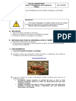 Laboratorio 1. Investigación de Accidente